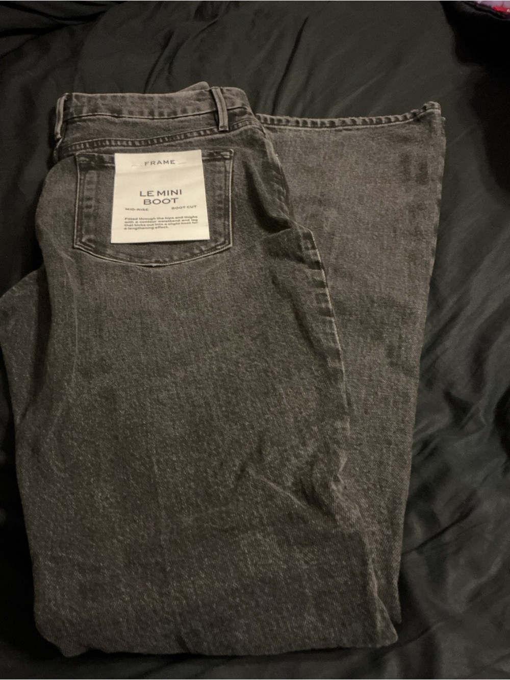 Frame Denim Le Mini Boot Women's Jeans in Charcoal